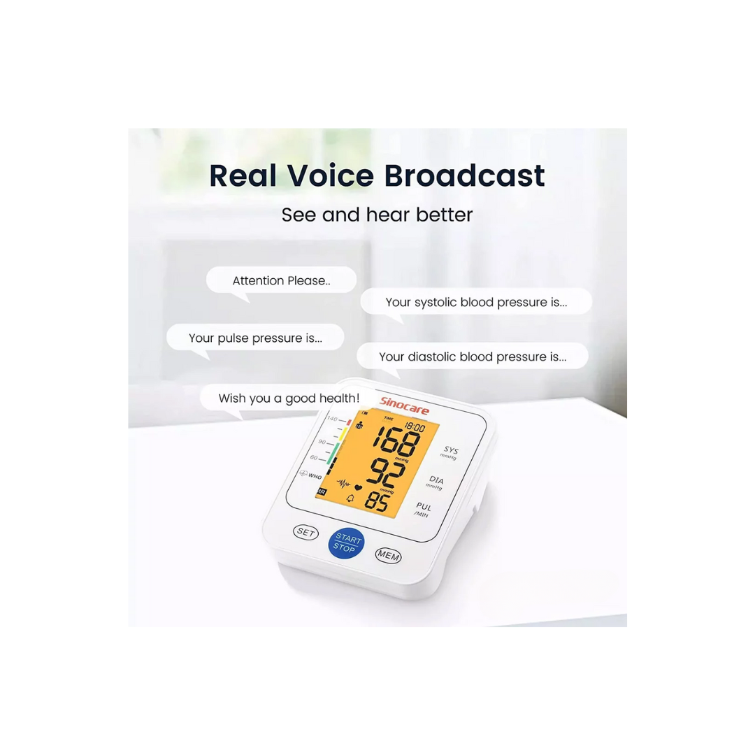 Tensimeter Digital Suara BSX-516 + Indikator Layar - Sinocare (6)