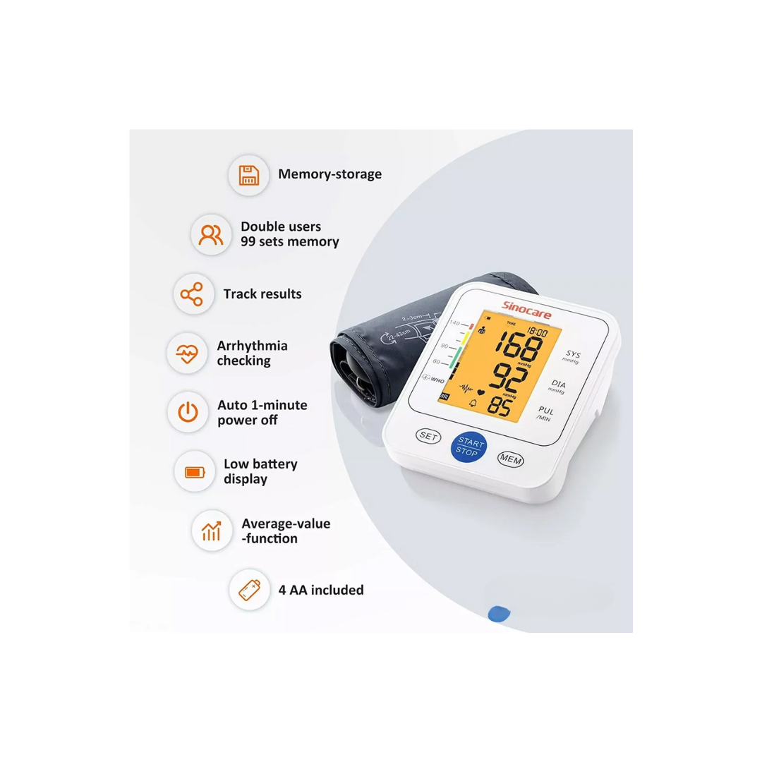 Tensimeter Digital Suara BSX-516 + Indikator Layar - Sinocare (7)