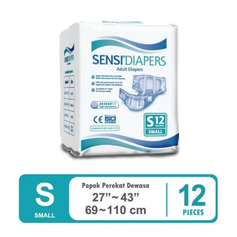 Adult Diapers Sensi (Popok Dewasa Sensi) Jenis Perekat-S